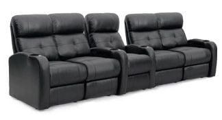 row of 5 Straight with Dual Loveseats