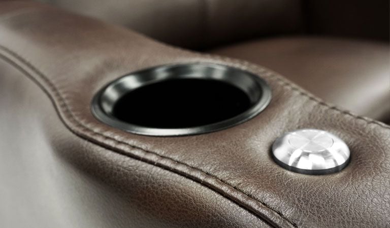 electic recliner lcd cup holder