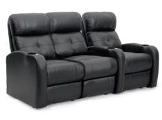 row of 3 Straight Loveseat on Left