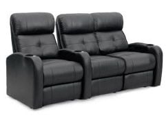 row of 3 Straight Loveseat on Right