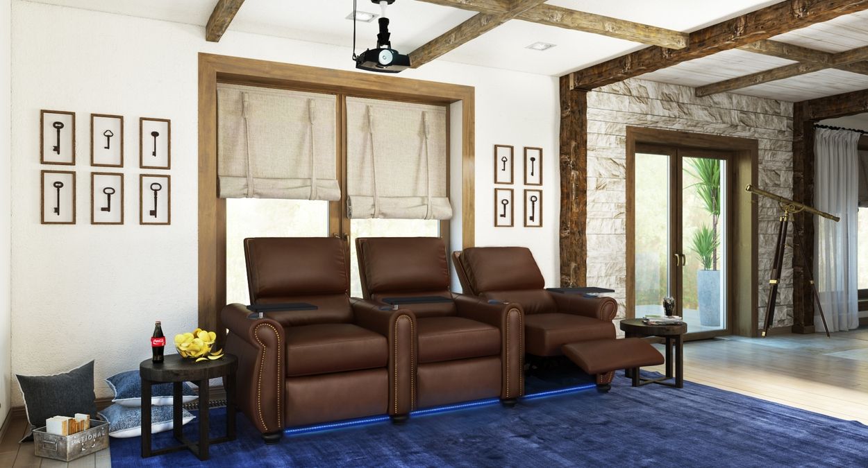 3 piece power home theater seats