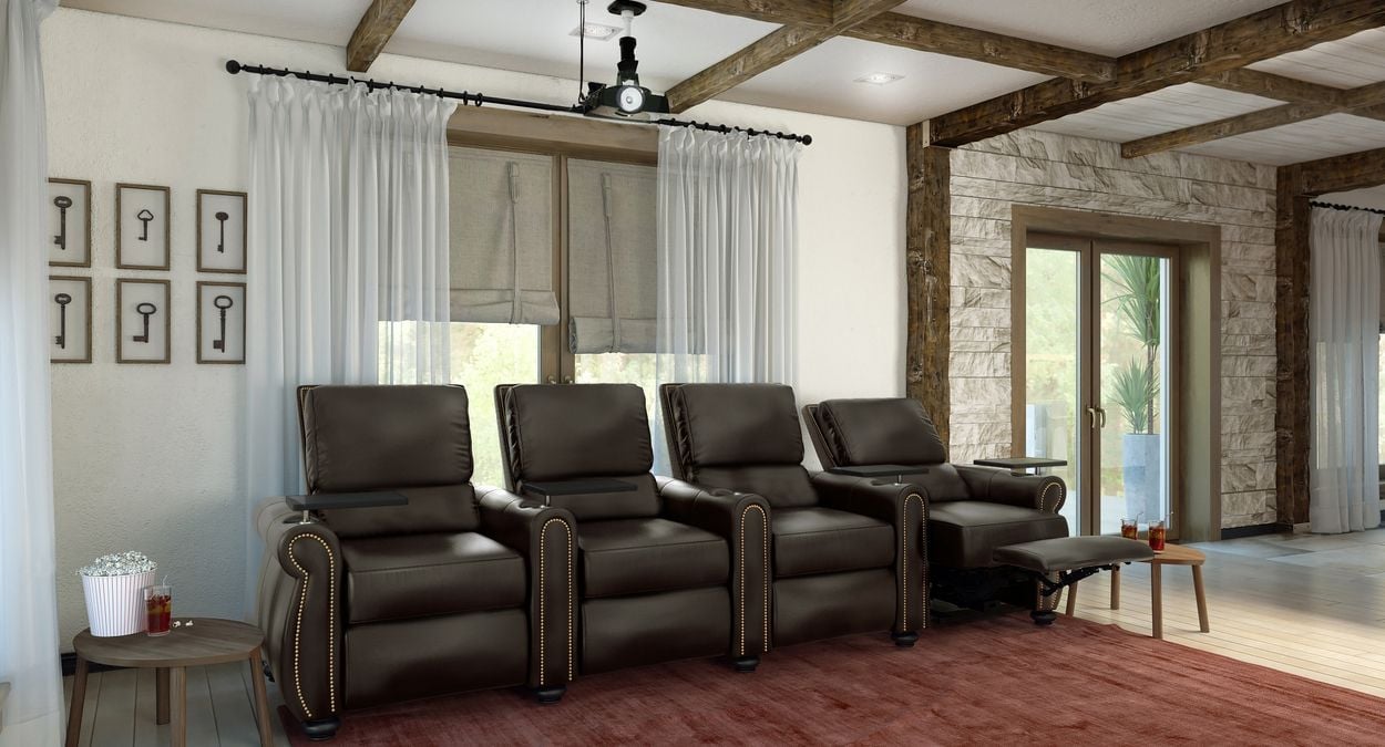 Octane 4 person theater seats