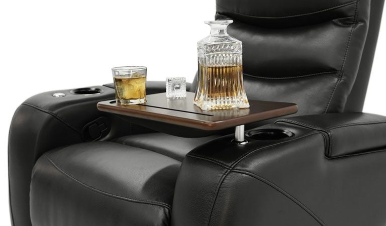 individual theater seat cup holder trays