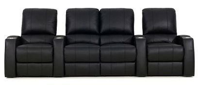 row of 4 Straight with Center Loveseat