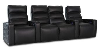 row of 4 Straight with Center Loveseat