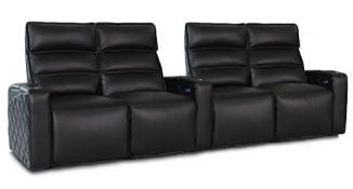 row of 4 Straight as Dual Loveseats