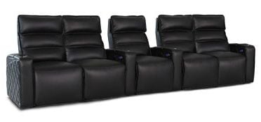 row of 5 Straight with Dual Loveseats