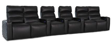 row of 6 Straight with Outside Loveseats