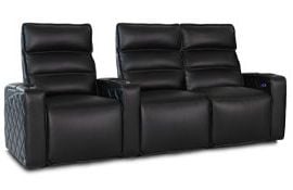 row of 3 Straight Loveseat on Right
