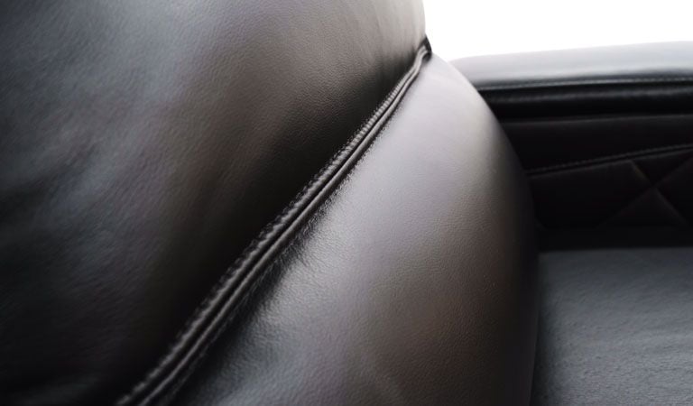 octane black narrow recliners with cup holder