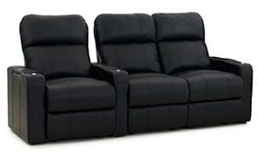 row of 3 Straight Loveseat on Right