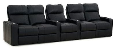 row of 5 Straight with Dual Loveseats