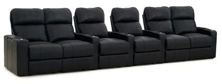 row of 6 Straight with Outside Loveseats