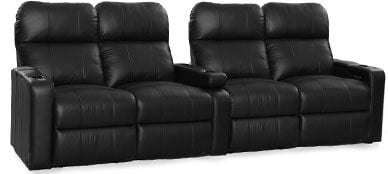 row of 4 Straight as Dual Loveseats