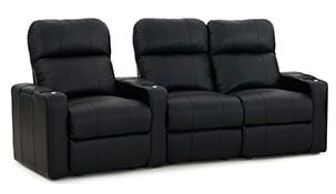 row of 3 Curved with Loveseat on Right