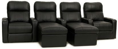 Row of 4 Middle Chaises