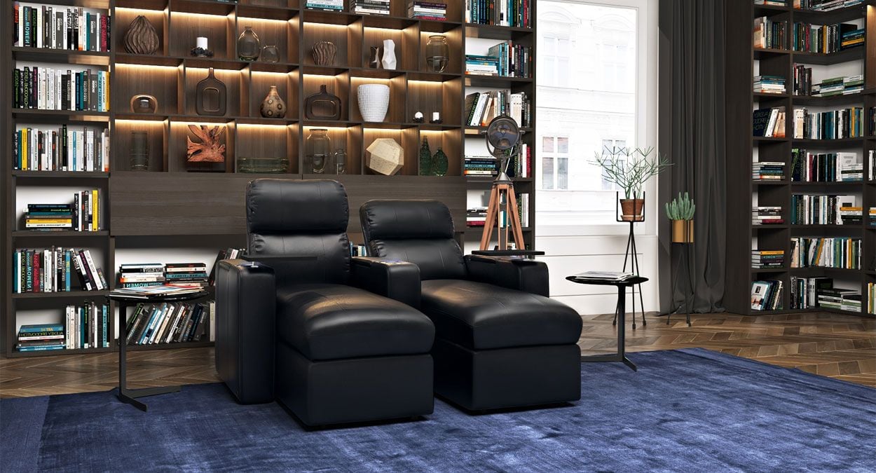 chaise lounge black