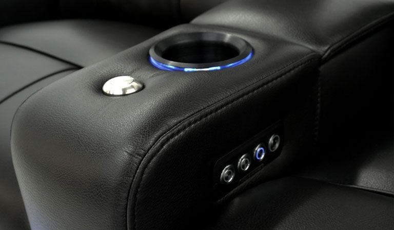 2 seat recliners usb