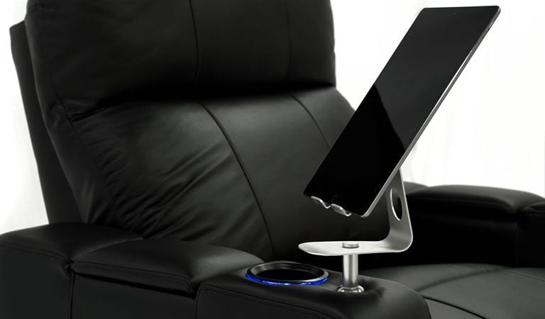 single theater chairs trays