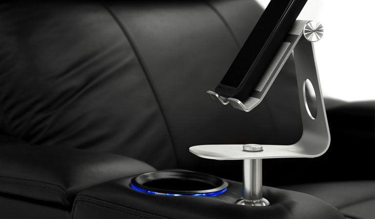 theater seat cup holder trays
