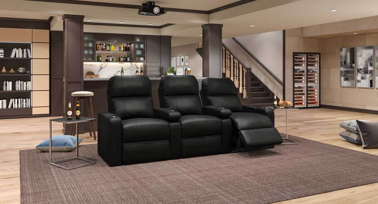 3 person theater seats