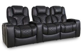 row of 3 Straight Loveseat on Right