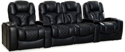 row of 4 Straight with Center Loveseat