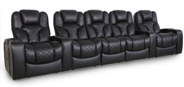 row of 5 Straight with Center Sofa