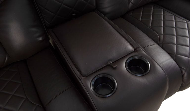 wall recliners with cup holder for small spaces
