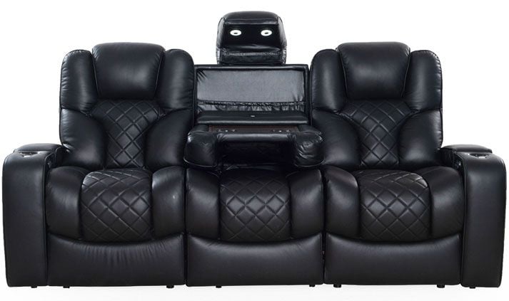 <b>Black</b> Luxe Italian Leather