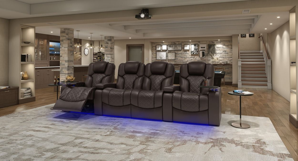 4 chair theater recliners