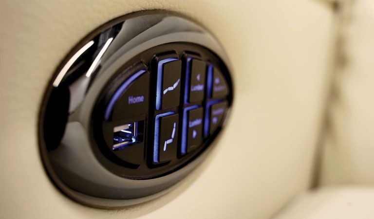 recliner chair with usb ports and lights