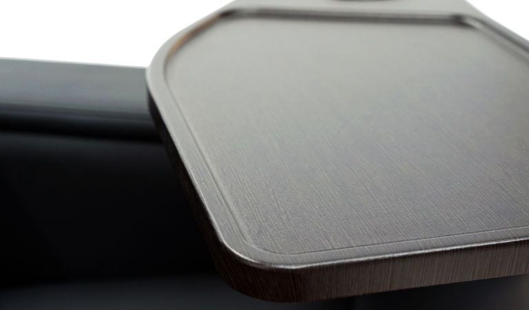 recliner chair with eating tray