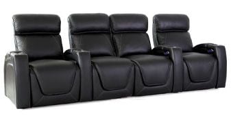 row of 4 Straight with Center Loveseat
