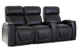 row of 3 Straight Loveseat on Left