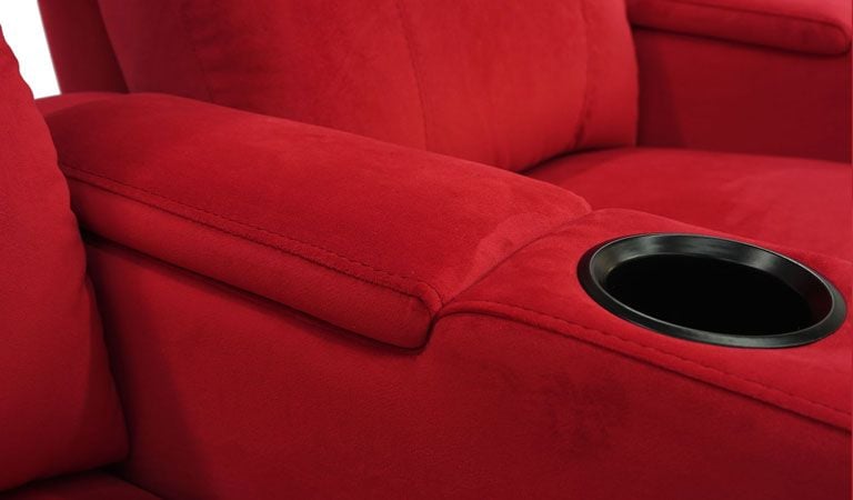 Octane Jet power recliner with armrest storage