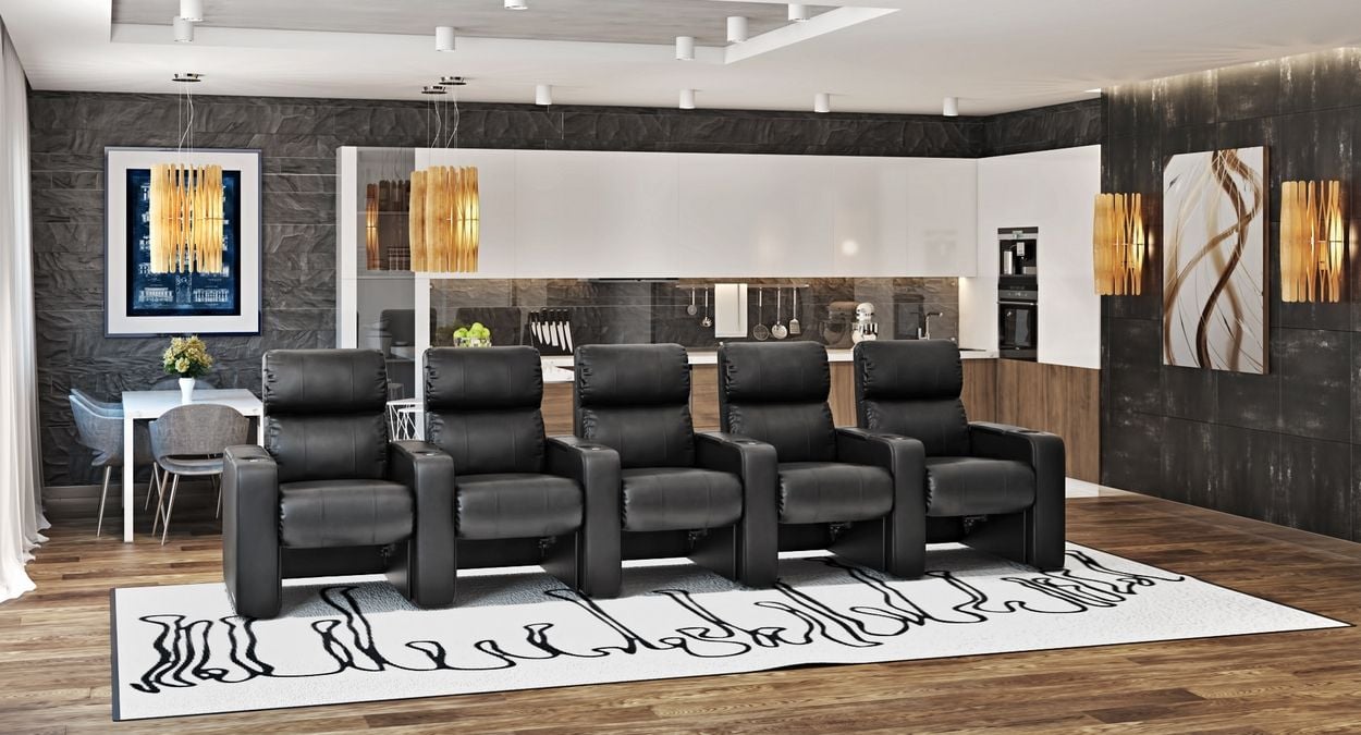 5 seats theater seats