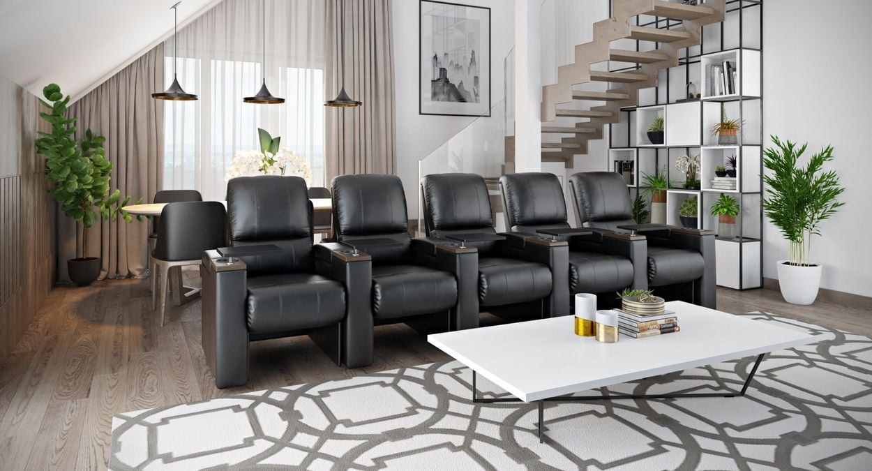 home theater seating 5 seat