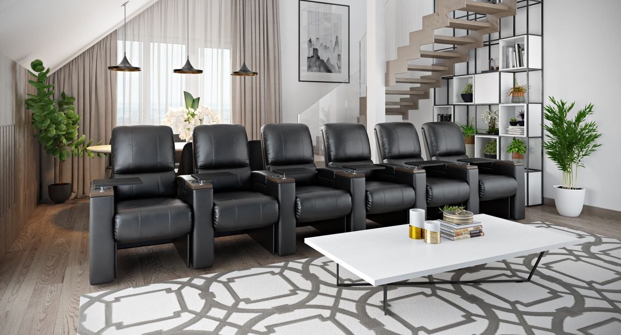 octane home theater seating 6 chair