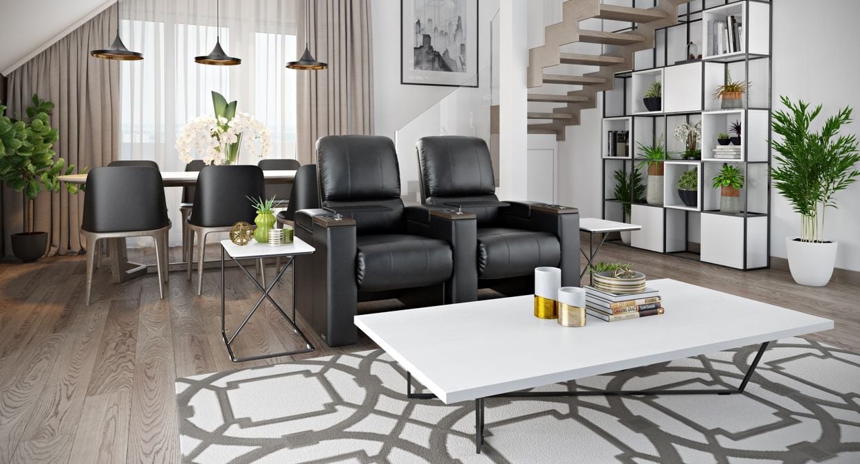 how wide are 2 home movie chairs