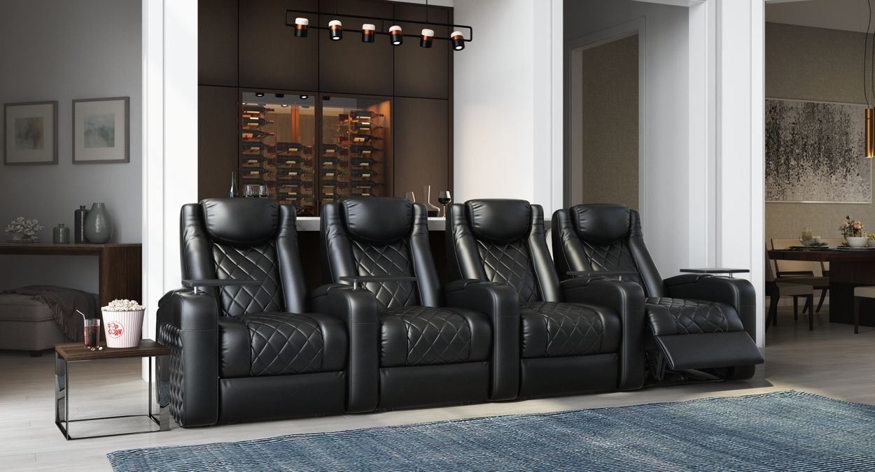 4 person movie chairs