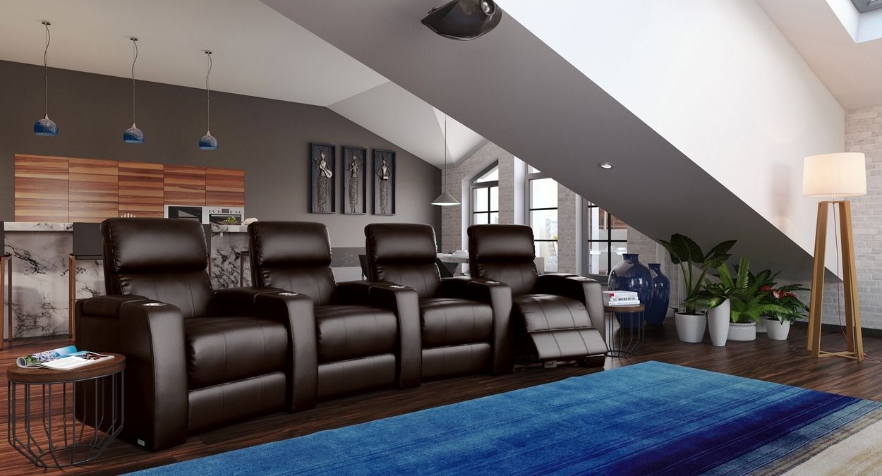 4 seater home theater seating