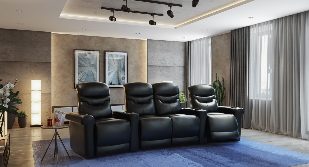 4 piece home theater seating