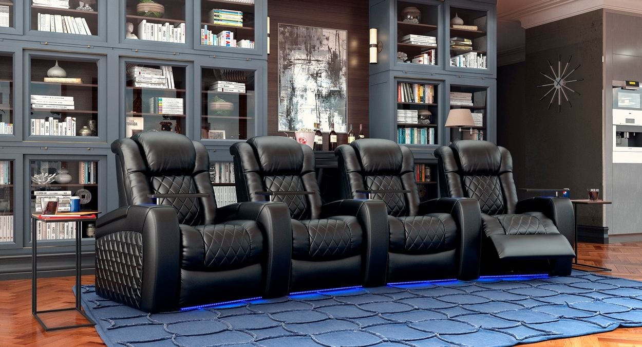 Octane 4 seater theater recliners