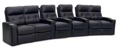 row of 6 Curved with Outside Loveseats