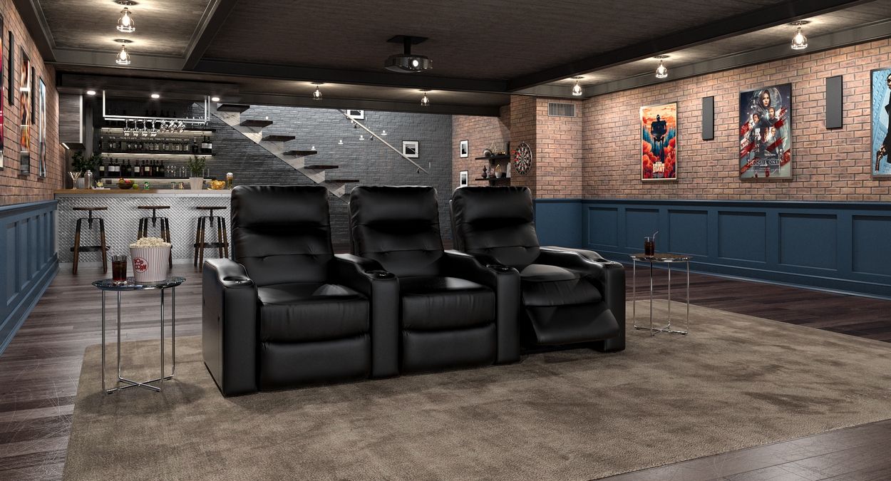 Octane 3 piece theater seating