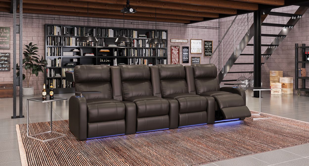 diesel theater recliners 4 chair