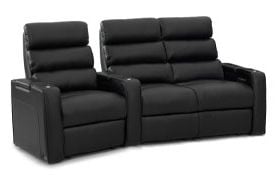 row of 3 Curved with Loveseat on Right