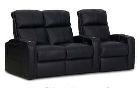 row of 3 Curved with Loveseat on Left