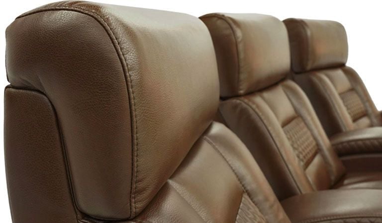 Octane Flex couch with adjustable headrest